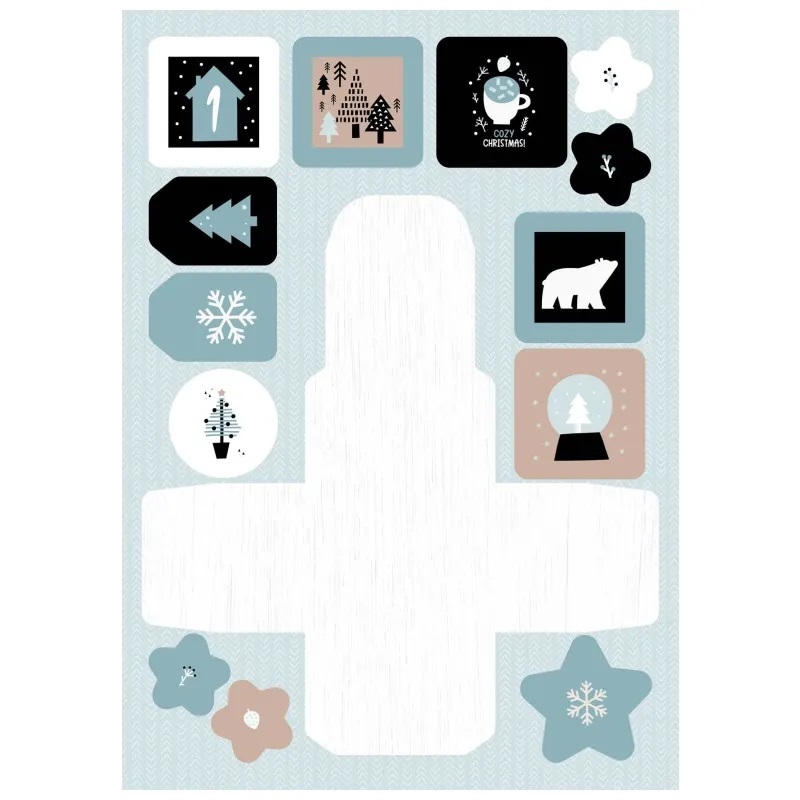 *** Studio Light - SCANDINAVIAN CHRISTMAS Advent Calendar - kreativní sada