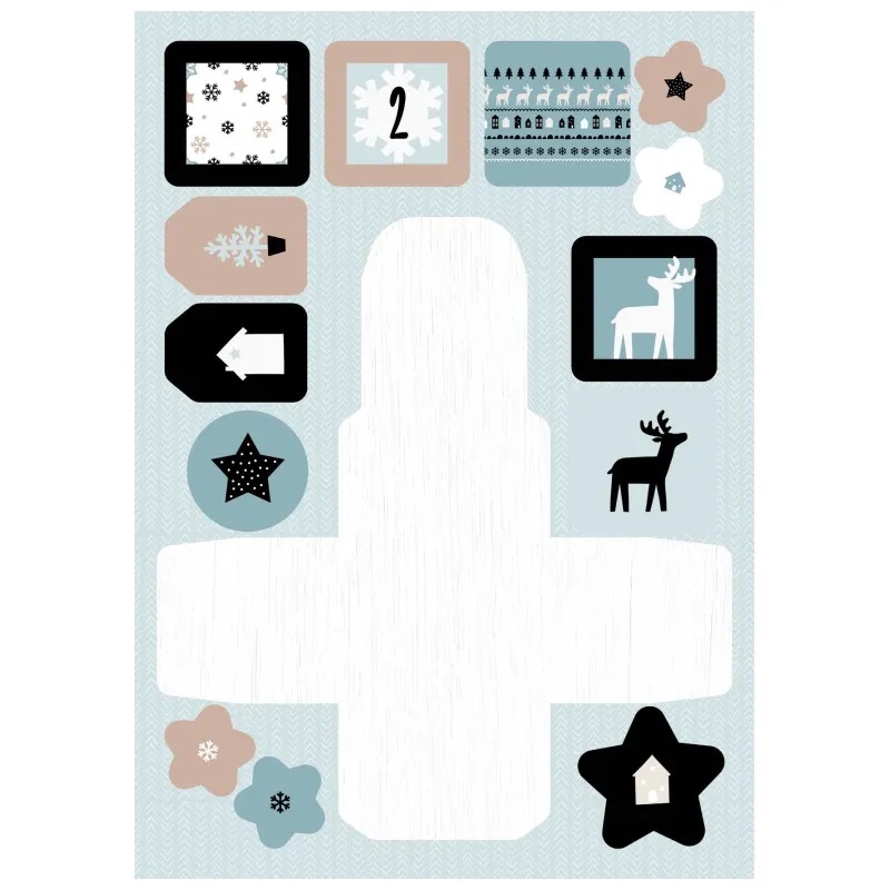 *** Studio Light - SCANDINAVIAN CHRISTMAS Advent Calendar - kreativní sada
