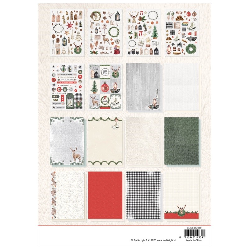 *** Studio Light - CHRISTMAS AT HOME DIY Block - kreativní sada