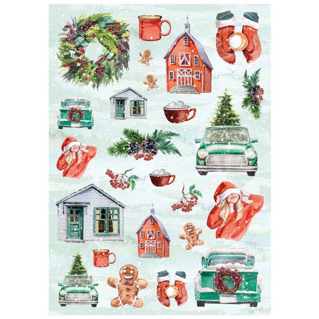 *** Studio Light - WINTER FUN DIY Block - kreativní sada