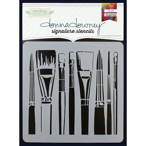 *** Donna Downey - BRUSHES - šablona / maska