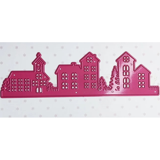 Dress My Craft - BUILDINGS IN A ROW - vyřezávací šablona