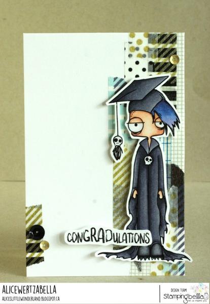 Stamping Bella - ODDBALL / BOY GRADUATE - cling razítka