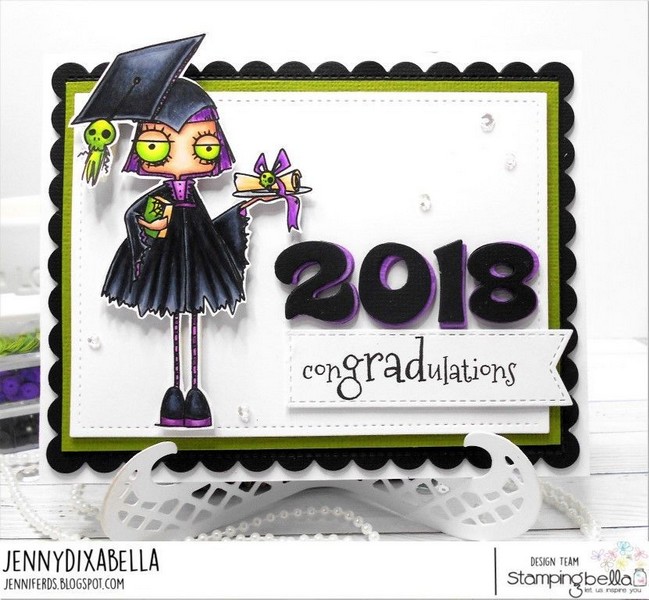 Stamping Bella - ODDBALL / GIRL GRADUATE - cling razítka