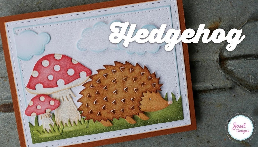 *** Elizabeth Craft - HEDGEHOG - vyřezávací šablony