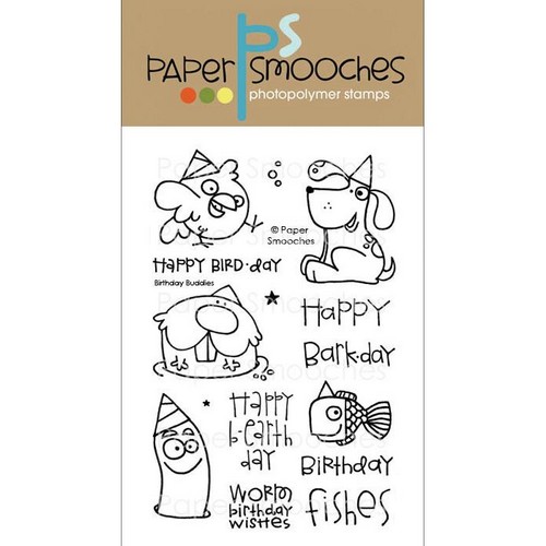 *** Paper Smooches - BIRTHDAY BUDDIES - silikonová razítka