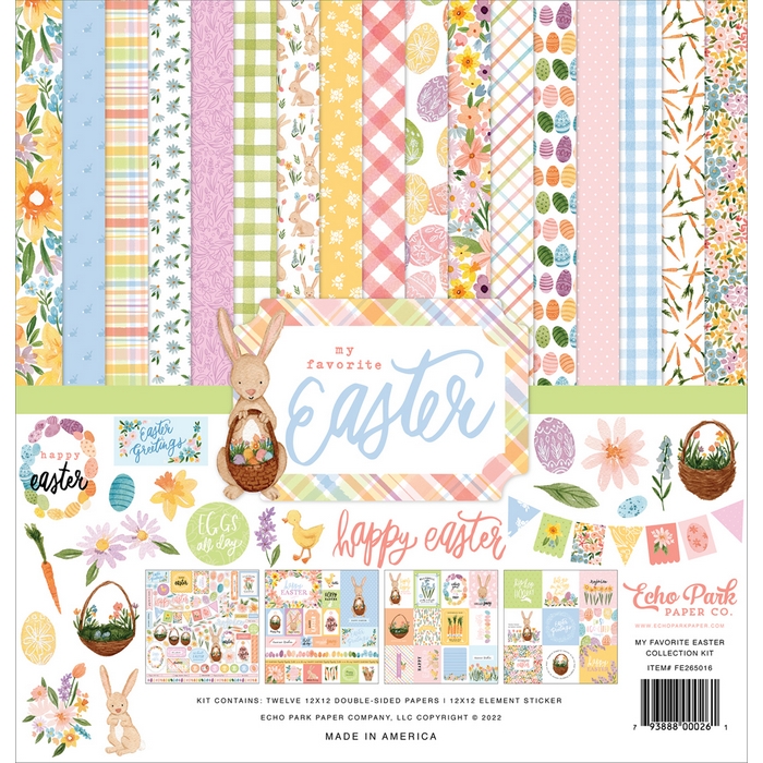 Echo Park - MY FAVORITE EASTER Collection Kit - kompletní sada