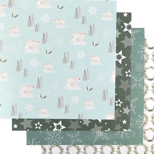 *** First Edition - ARCTIC WONDER 8x8 - scrapbookové čtvrtky (48 ks)