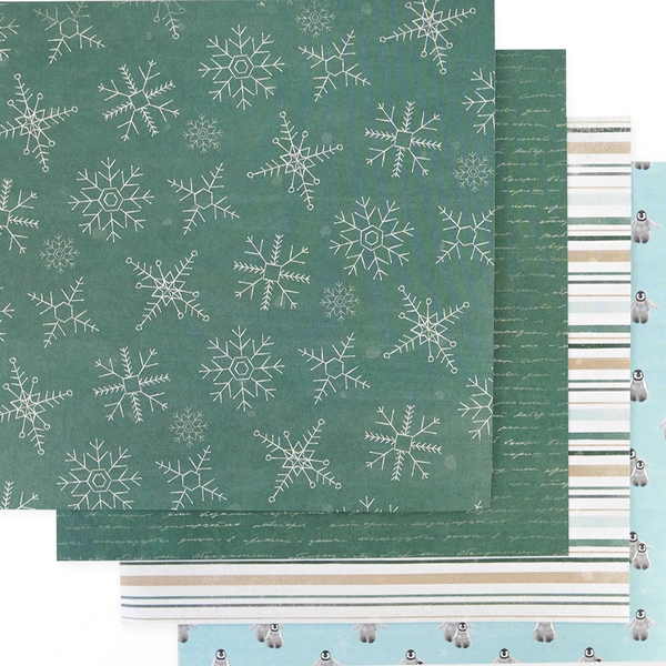 *** First Edition - ARCTIC WONDER 8x8 - scrapbookové čtvrtky (48 ks)