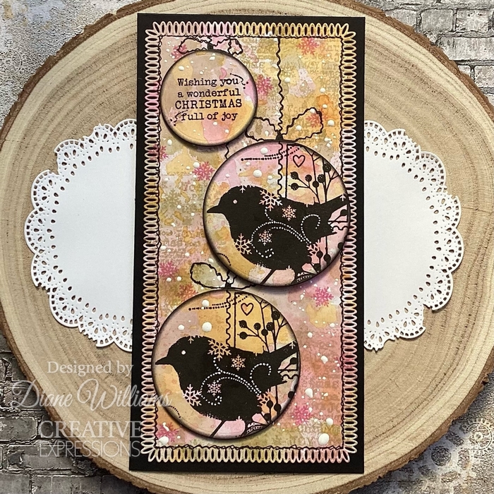 Woodware - CHRISTMAS ROBIN - silikonová razítka