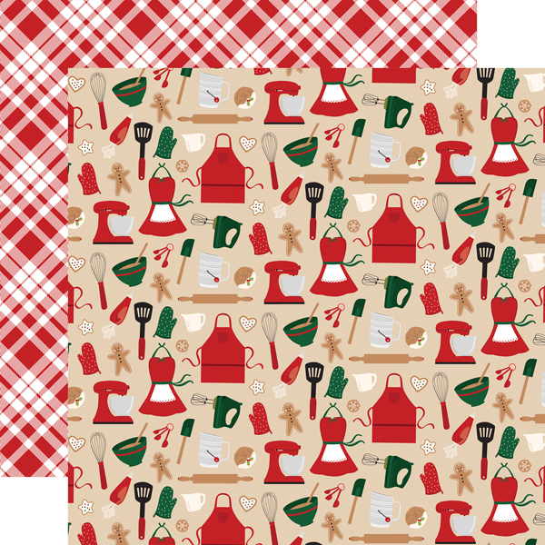 Echo Park - A GINGERBREAD CHRISTMAS Collection Kit - kompletní sada