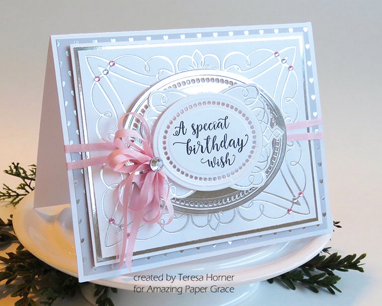 Spellbinders - HOTFOIL STAMP / ELEGANT RECTANGLE - kovová razítka