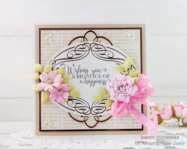 Spellbinders - HOTFOIL STAMP / ELEGANT OVAL - kovové razítko