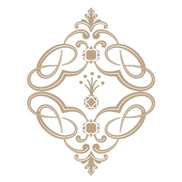 Spellbinders - HOTFOIL STAMP / MARQUISE DIAMOND SUITE - kovové razítko