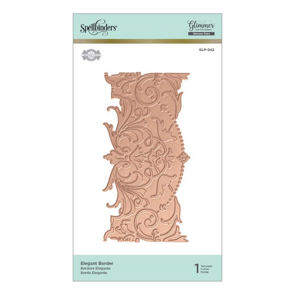 Spellbinders - HOTFOIL STAMP / ELEGANT BORDER - kovové razítko