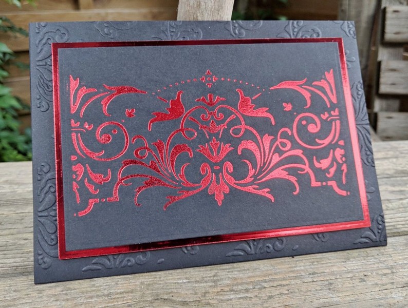 Spellbinders - HOTFOIL STAMP / ELEGANT BORDER - kovové razítko