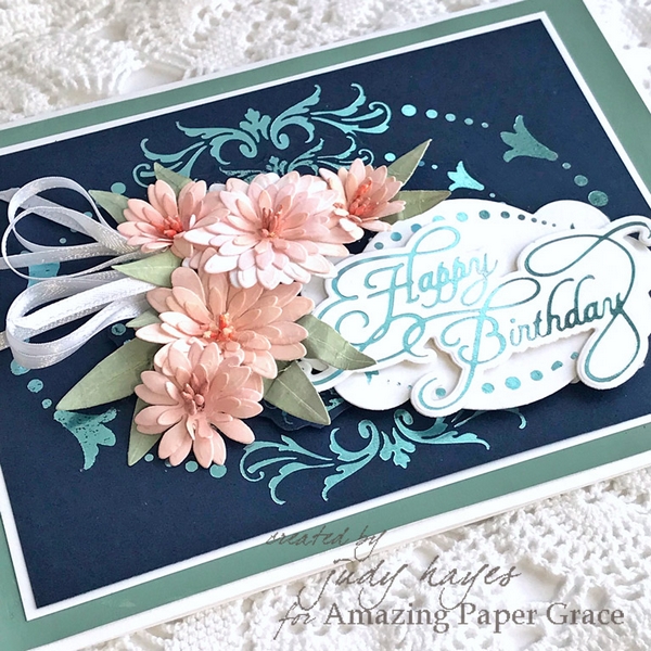 Spellbinders - HOTFOIL STAMP / IMPERIAL ADORNED OVALS - kovová razítka