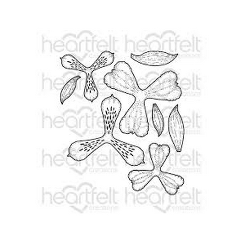 * Heartfelt Creations - SUNRISE LILY - cling razítko