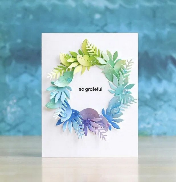 Heffy Doodle - AMAZONIAN LEAVES - vyřezávací šablony