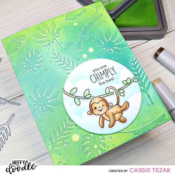 Heffy Doodle - AMAZONIAN LEAVES - vyřezávací šablony