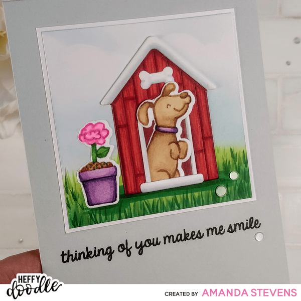 Heffy Doodle - HOT DIGGITY DOG - silikonová razítka