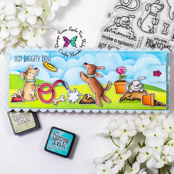 Heffy Doodle - HOT DIGGITY DOG - razítka a šablony