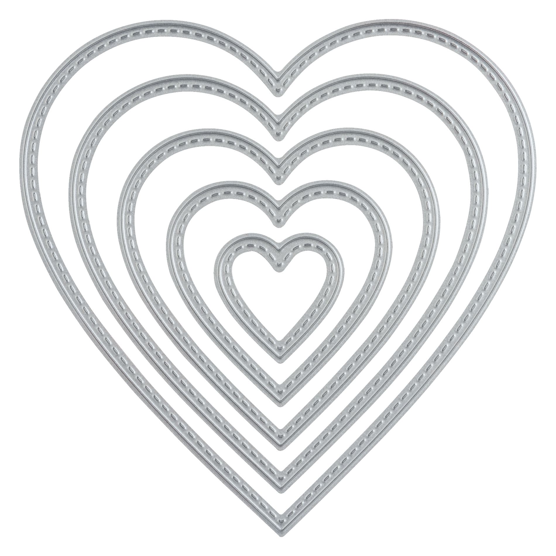 Knorr Prandell - STITCHED HEARTS - vyřezávací šablony
