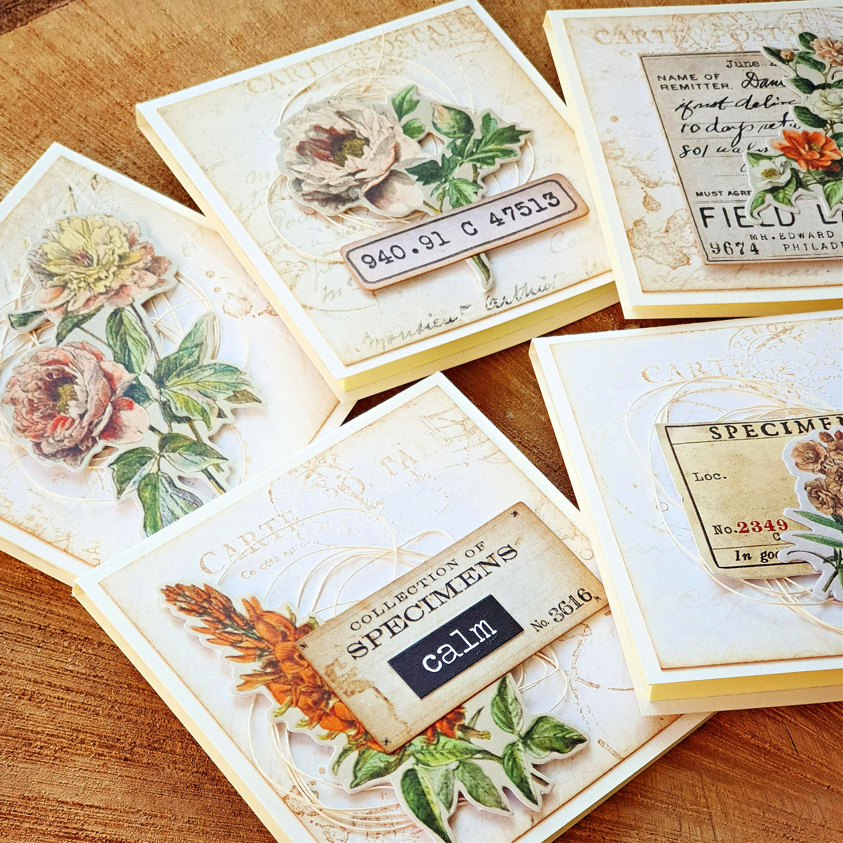 Pretty Papers - POST-IT BLOČEK / FIELD NOTES - originální a ručně vyrobený