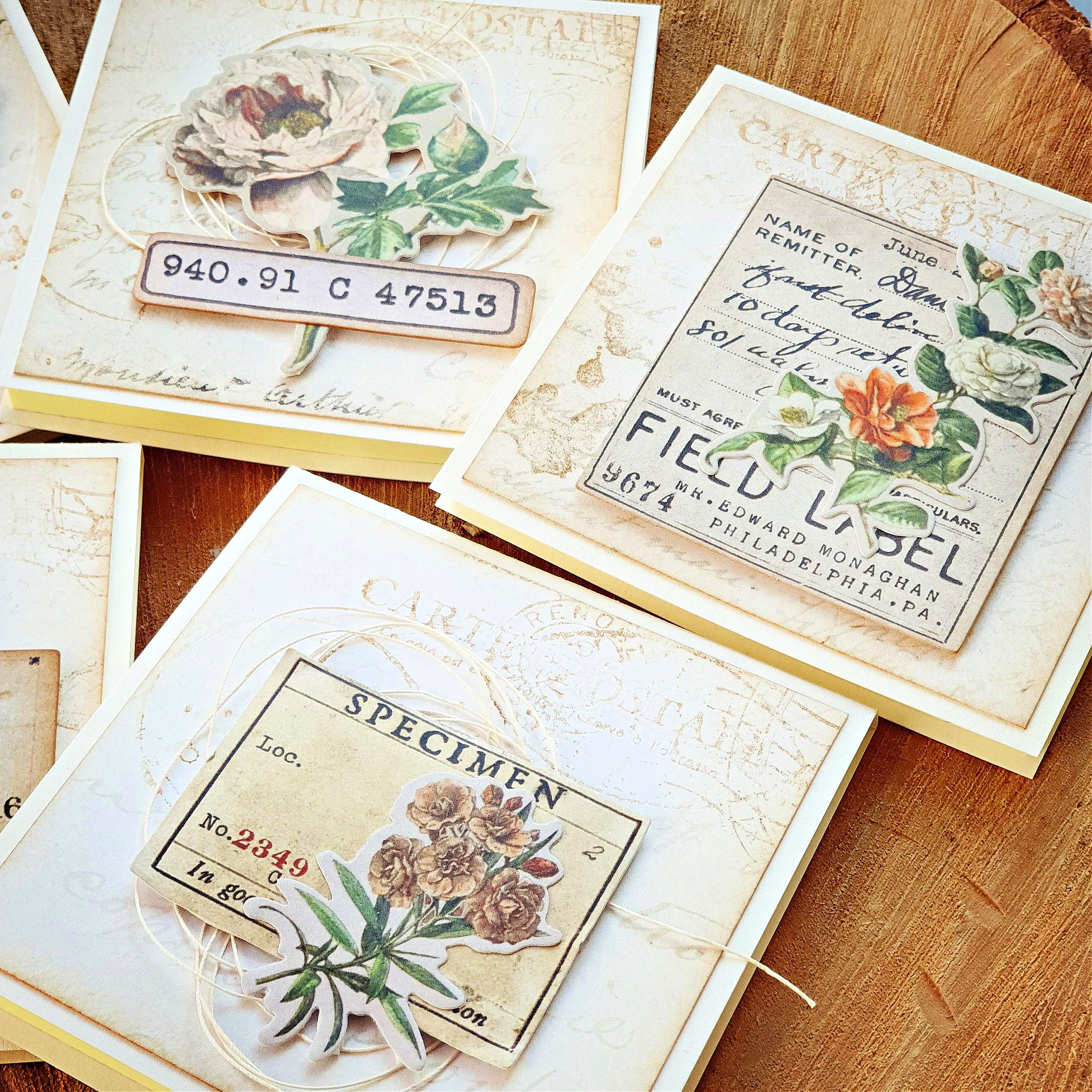 Pretty Papers - POST-IT BLOČEK / FIELD NOTES - originální a ručně vyrobený