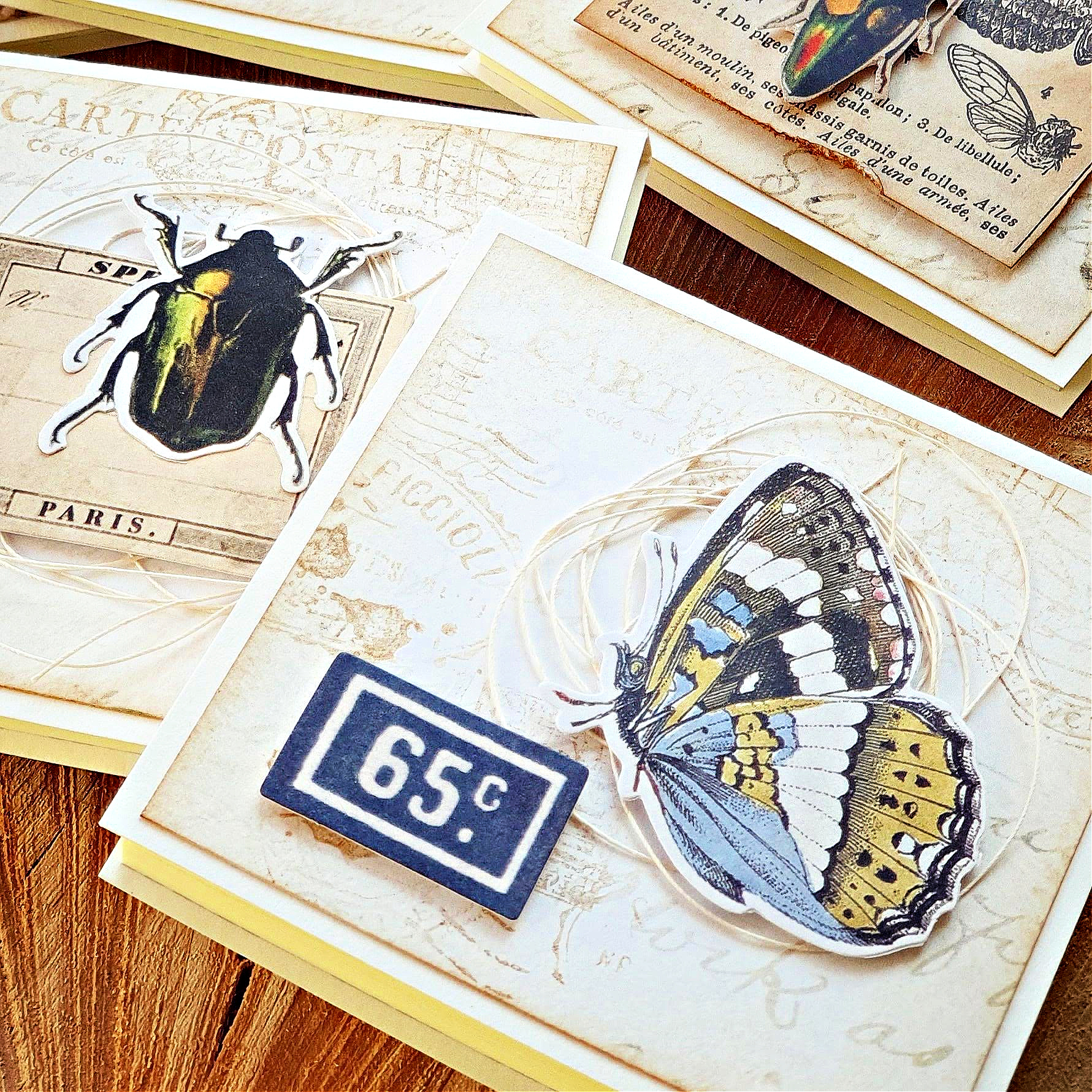 Pretty Papers - POST-IT BLOČEK / FIELD NOTES - originální a ručně vyrobený