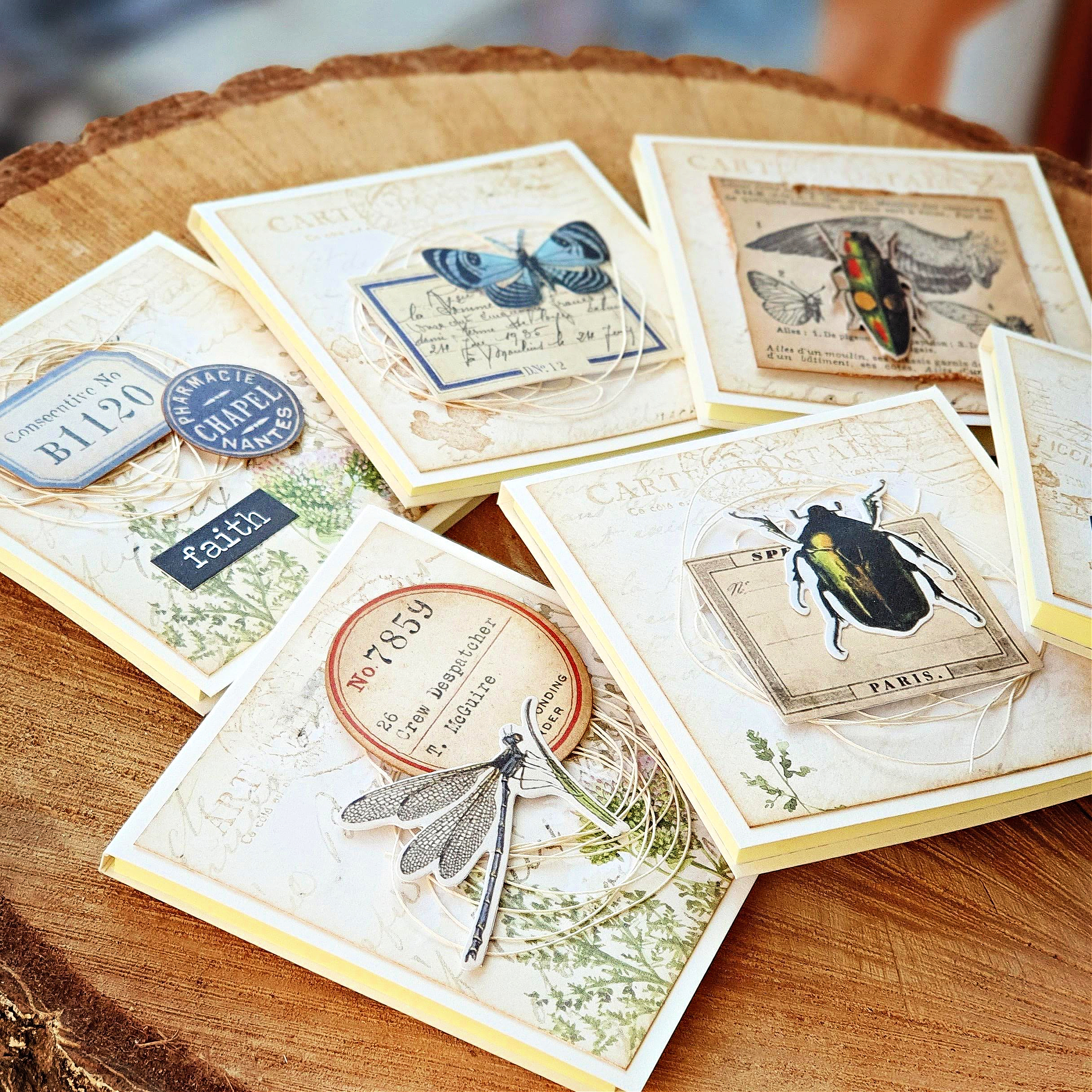 Pretty Papers - POST-IT BLOČEK / FIELD NOTES - originální a ručně vyrobený