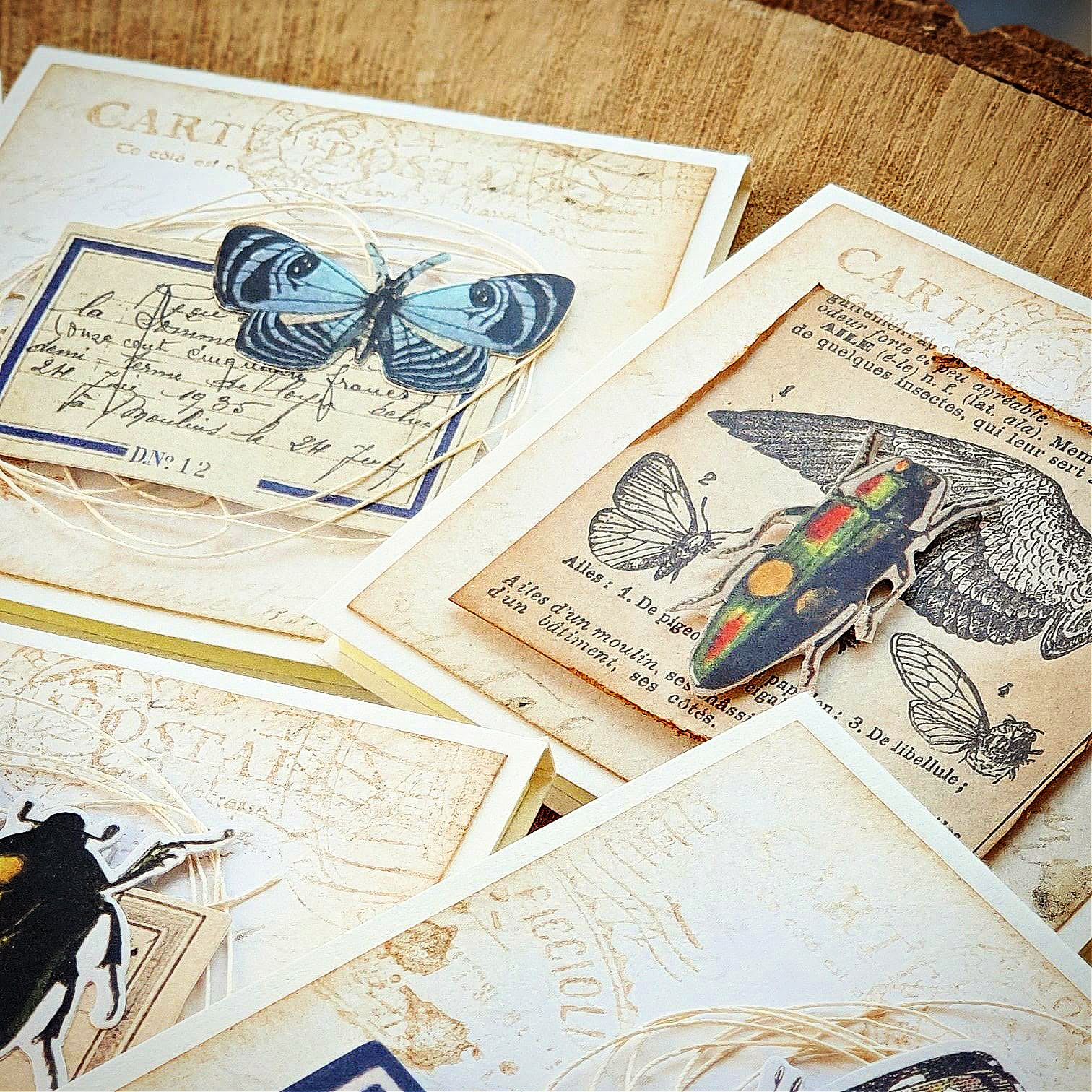 Pretty Papers - POST-IT BLOČEK / FIELD NOTES - originální a ručně vyrobený