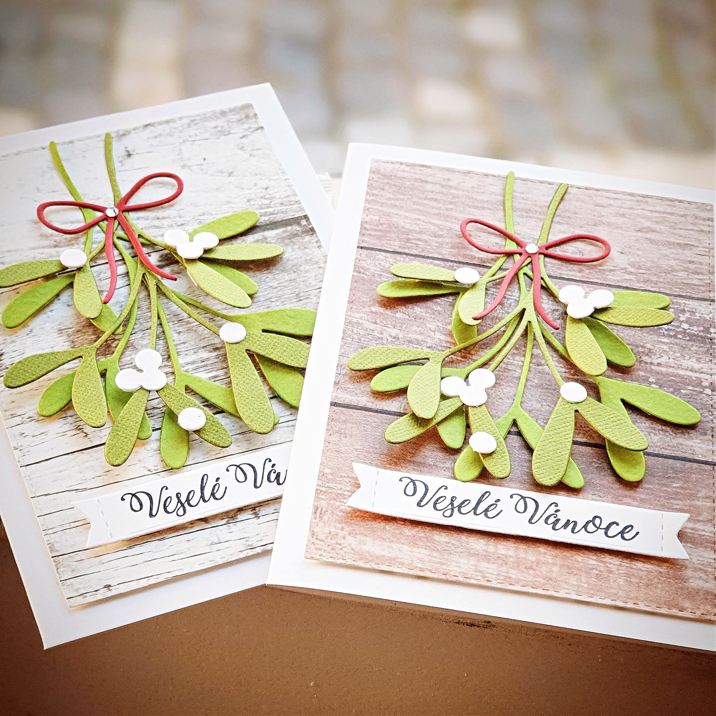 Pretty Papers - VÁNOČNÍ PŘÁNÍ / SVĚTLÉ DŘEVO - originální a ručně vyrobené