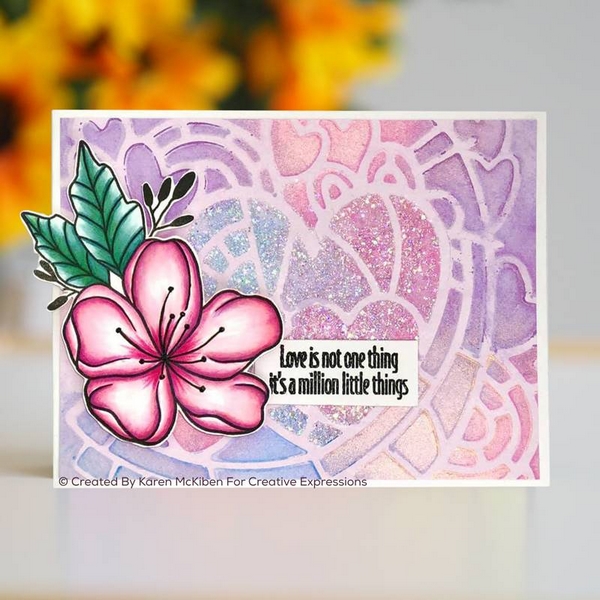 Woodware - MINI FLORAL WONDER - silikonová razítka