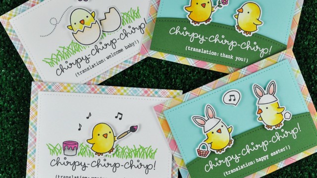 Lawn Fawn - CHIRPY CHIRP - silikonová razítka