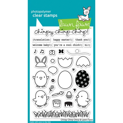 Lawn Fawn - CHIRPY CHIRP - silikonová razítka