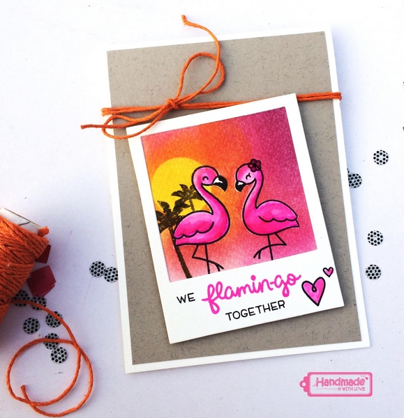 *** Lawn Fawn - FLAMINGO TOGETHER - razítka a šablony