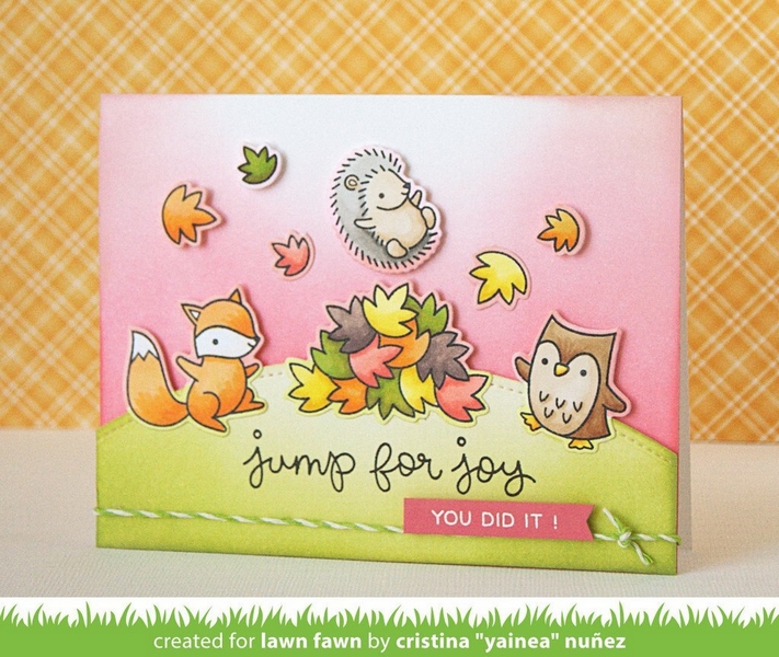 Lawn Fawn - JUMP FOR JOY - silikonová razítka