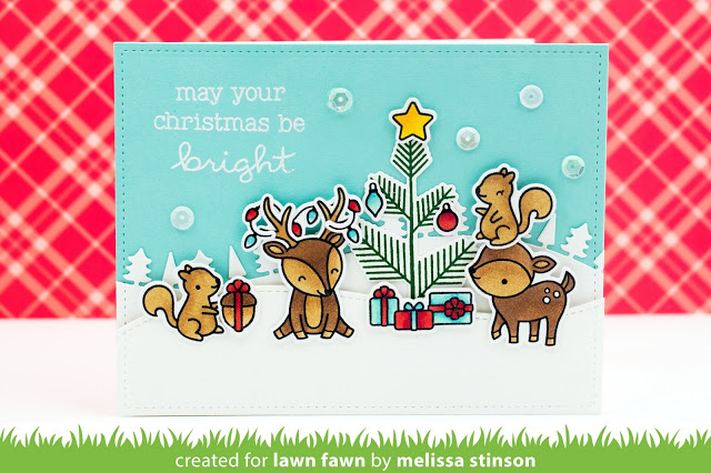 Lawn Fawn - CHEERY CHRISTMAS - silikonová razítka