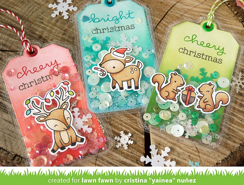 Lawn Fawn - CHEERY CHRISTMAS - razítka a šablony