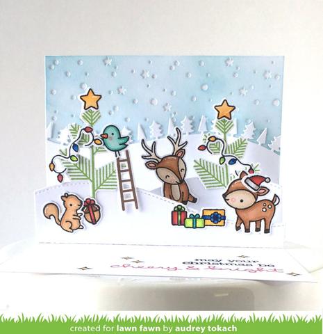 Lawn Fawn - CHEERY CHRISTMAS - razítka a šablony