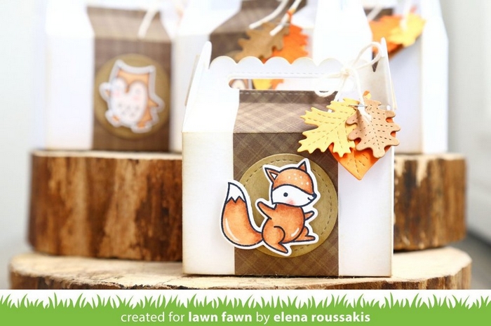 Lawn Fawn - SCALLOPED TREAT BOX - vyřezávací šablona