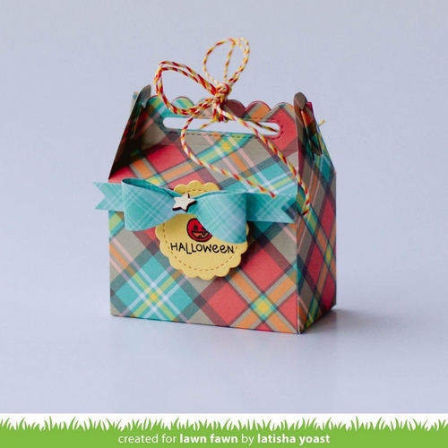 Lawn Fawn - SCALLOPED TREAT BOX - vyřezávací šablona