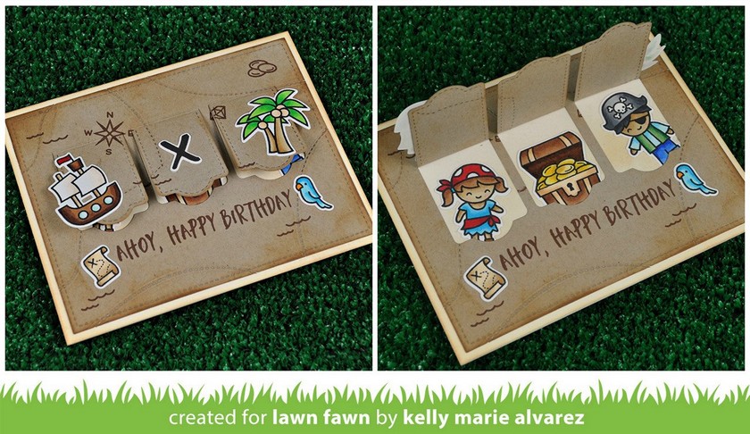Lawn Fawn - LIFT THE FLAP - vyřezávací šablony
