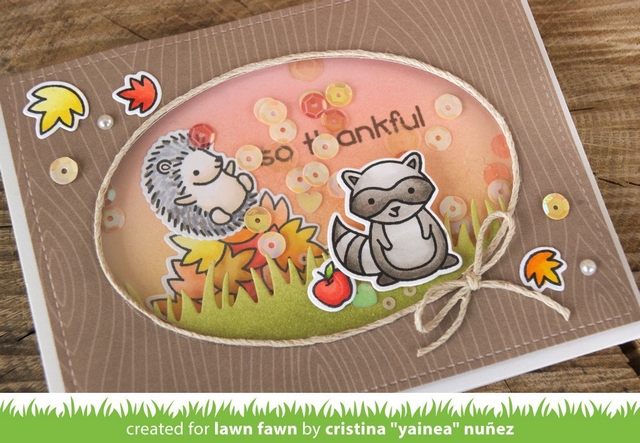 Lawn Fawn - FOREST FEAST - razítka a šablony