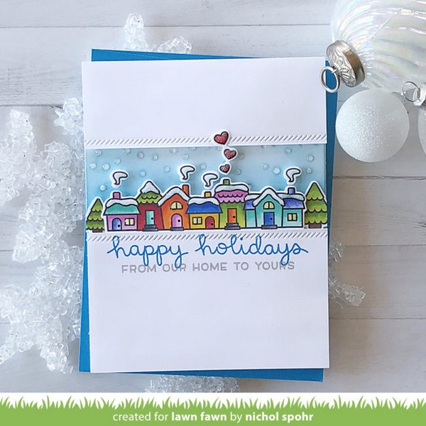 Lawn Fawn - SIMPLY CELEBRATE WINTER - razítka a šablony