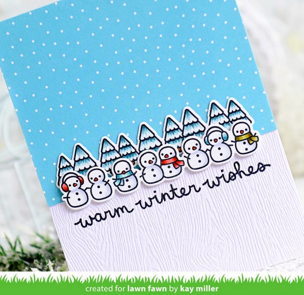 Lawn Fawn - SIMPLY CELEBRATE WINTER - razítka a šablony