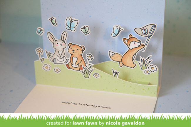 Lawn Fawn - BUTTERFLY KISSES - silikonová razítka