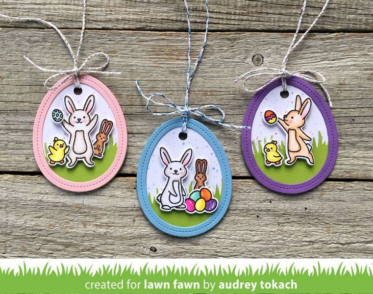 Lawn Fawn - EGGSTRA AMAZING EASTER - razítka a šablony