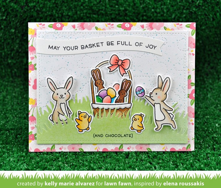 Lawn Fawn - EGGSTRA AMAZING EASTER - razítka a šablony